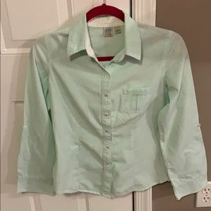 SO Stripe Button down top